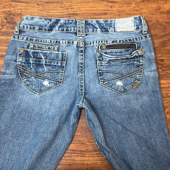 Aeropostale Chelsea Skinny Bootcut Jeans 9/10 Short - Picture 3 of 6